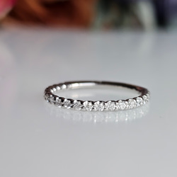 極上の輝きモアサナイト２mm永遠の愛の象徴エタニティリングRS-2620 8枚目の画像