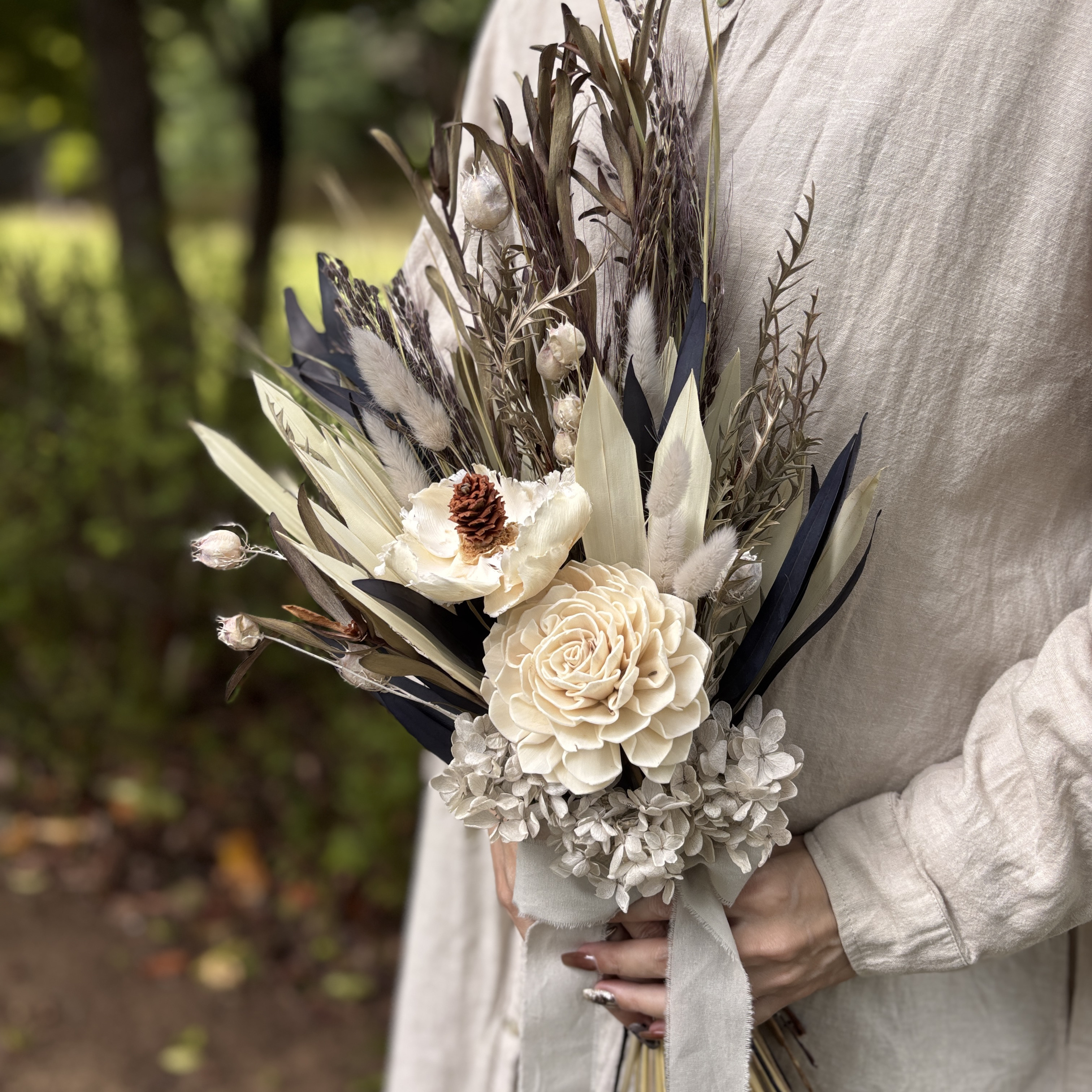 ドライフラワー ブーケ　ドライフラワー スワッグ