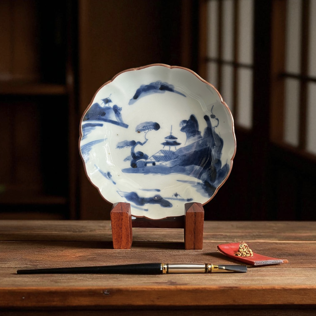 なます皿用 幅9cm×高さ13cm 奥行き12.5cm 皿立て／丼・鉢用 深皿 インテリア用具 木製