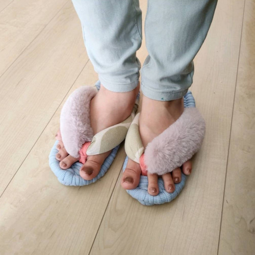 サイズ選べる【秋冬の布ぞうり／TSUMUGI】MOCOCO 受注制作 ルーム