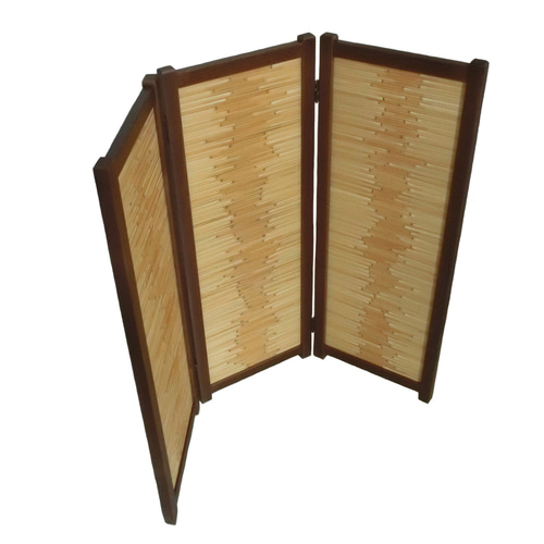 よしず パーテーション 間仕切り 衝立 琥珀色フレーム 360度回転丁番 ② よしず パーテーション 間仕切り コンパクト衝立 琥珀色フレーム 360度