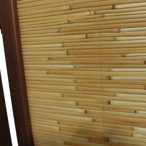 よしず パーテーション 間仕切り コンパクト衝立 琥珀色フレーム 360度