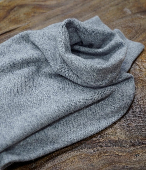 6色 極上の手触り カシミヤ混メリノウール オールガーメント　タートルネックプルオーバー・ニット【春秋冬】 8枚目の画像