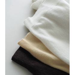 6色 極上の手触り カシミヤ混メリノウール オールガーメント　タートルネックプルオーバー・ニット【春秋冬】 14枚目の画像