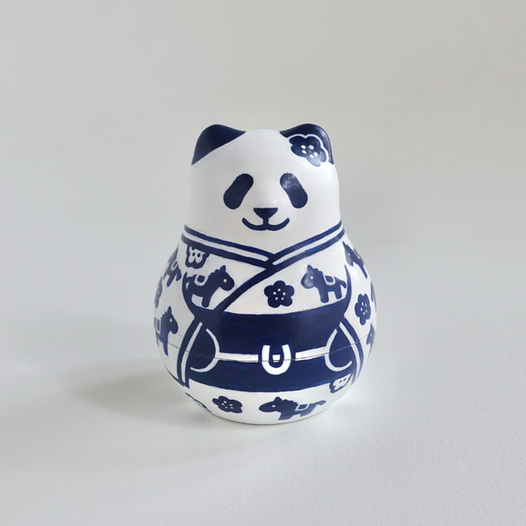 うまどしパンダ《白い着物》 5枚目の画像