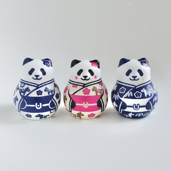 うまどしパンダ《白い着物》 17枚目の画像