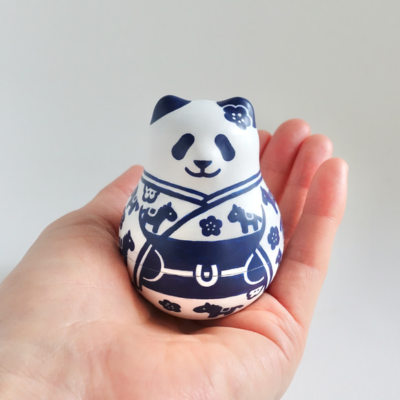 うまどしパンダ《白い着物》 3枚目の画像