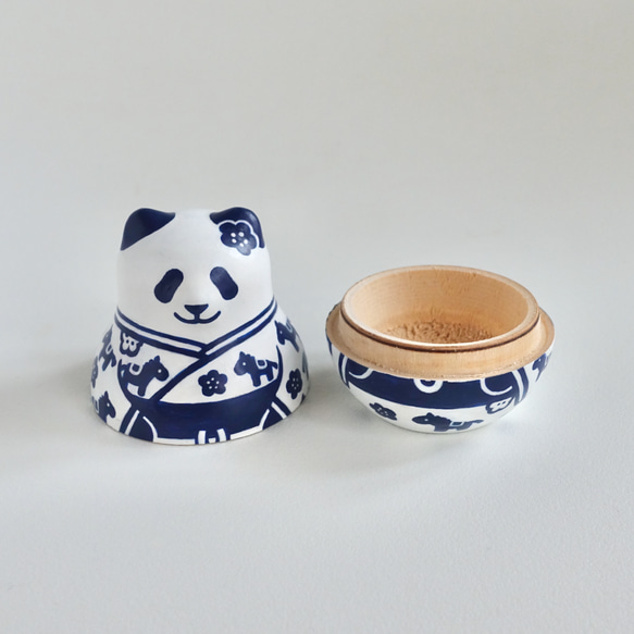 うまどしパンダ《白い着物》 4枚目の画像