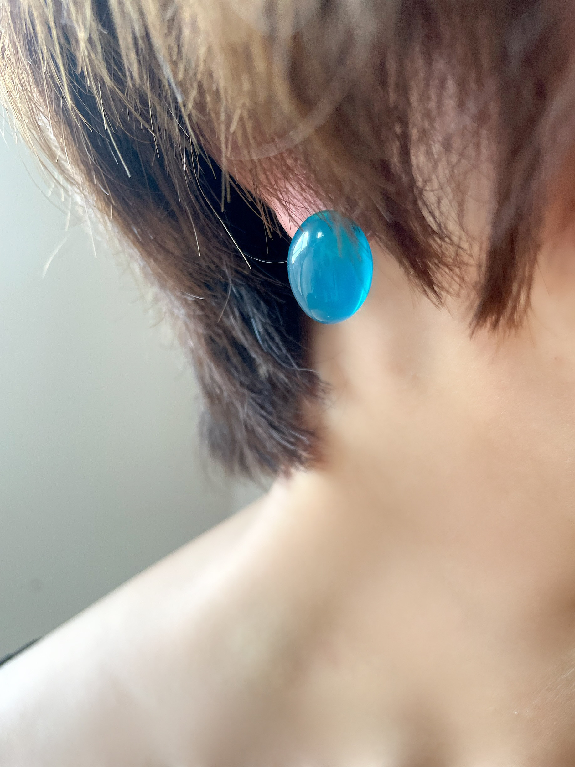 【青と黒】Noir et Bleu（ノワール・エ・ブルー）ピアス