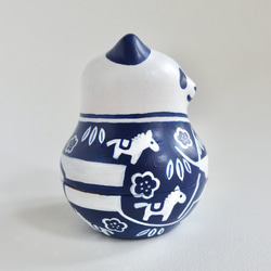 うまどしパンダ《青い着物》 10枚目の画像