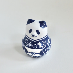 うまどしパンダ《青い着物》 14枚目の画像