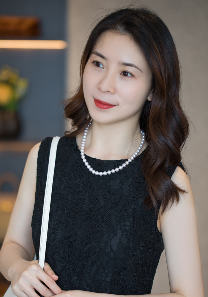 【ルミナ】7-8mm 日本製 翁天然アコヤ真珠ネックレス 18Kゴールドバックル付き ローズプレミアムシリーズ エレガントスタイ