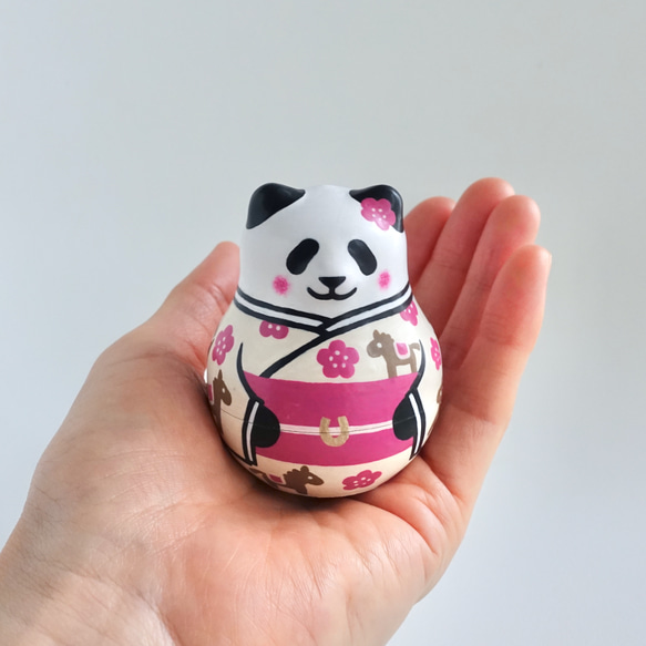 うまどしパンダ《ピンク》 4枚目の画像