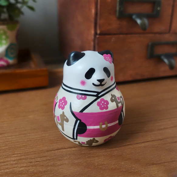 うまどしパンダ《ピンク》 3枚目の画像
