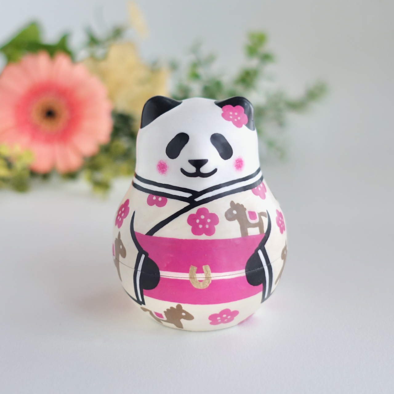 【再販】うまどしパンダ《ピンク》