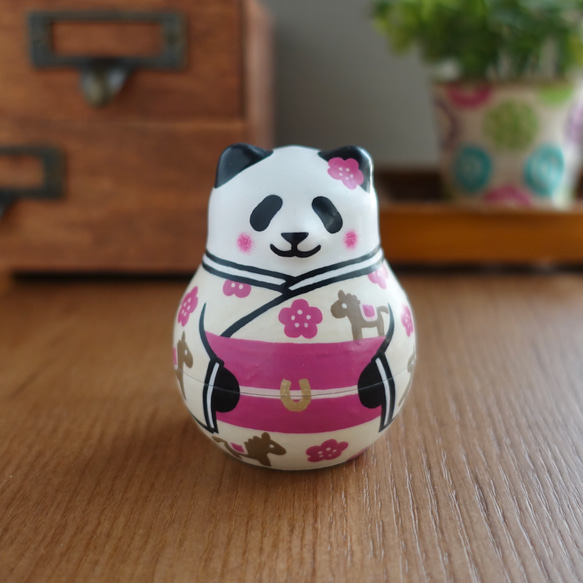 うまどしパンダ《ピンク》 2枚目の画像