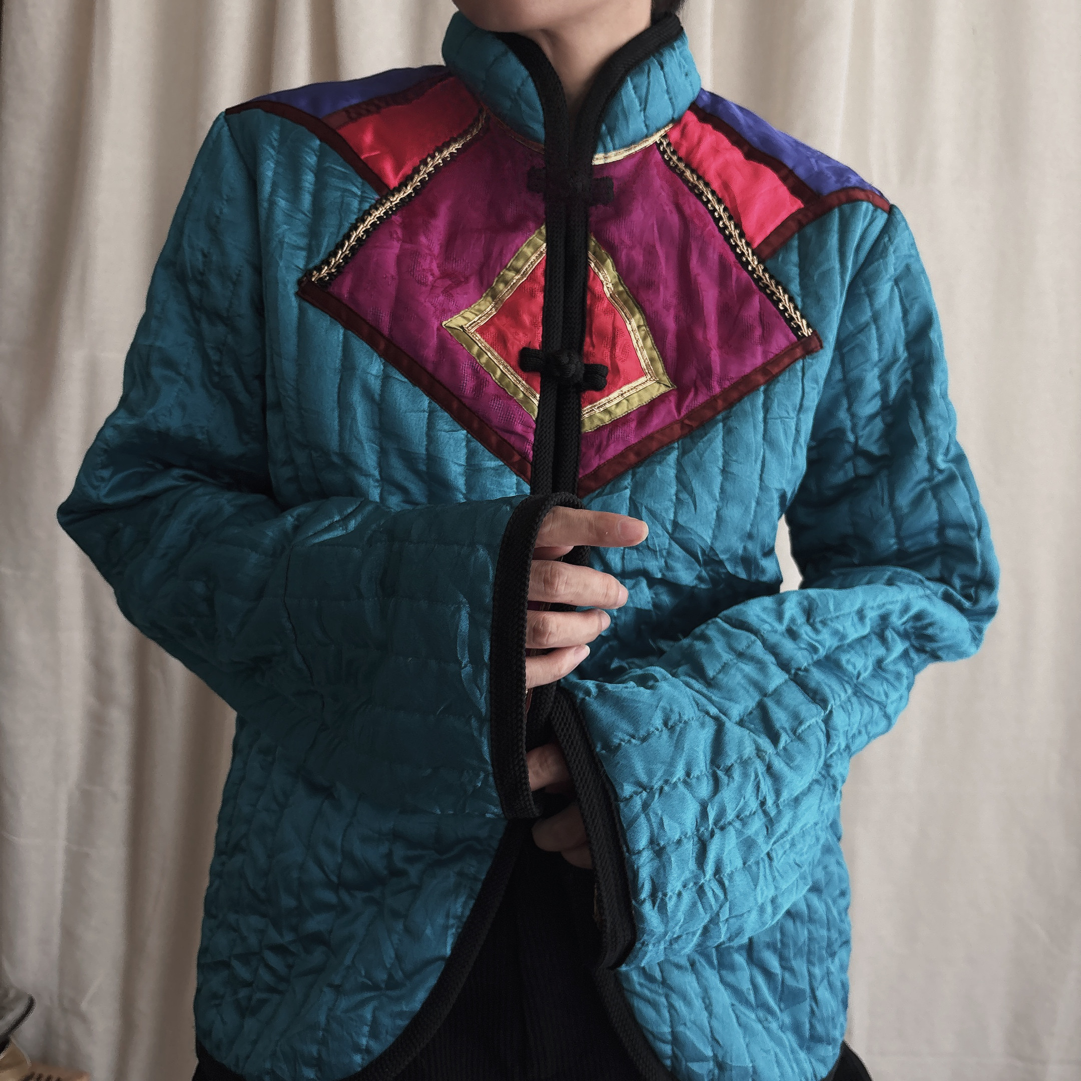 チャイナブルゾンジャケット　ヴィンテージ　古着