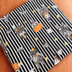 ハロウィンパーティー/巾着ポーチ・巾着袋/ストライプ 10枚目の画像