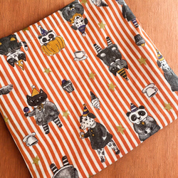 ハロウィンパーティー/巾着ポーチ・巾着袋/ストライプ 9枚目の画像