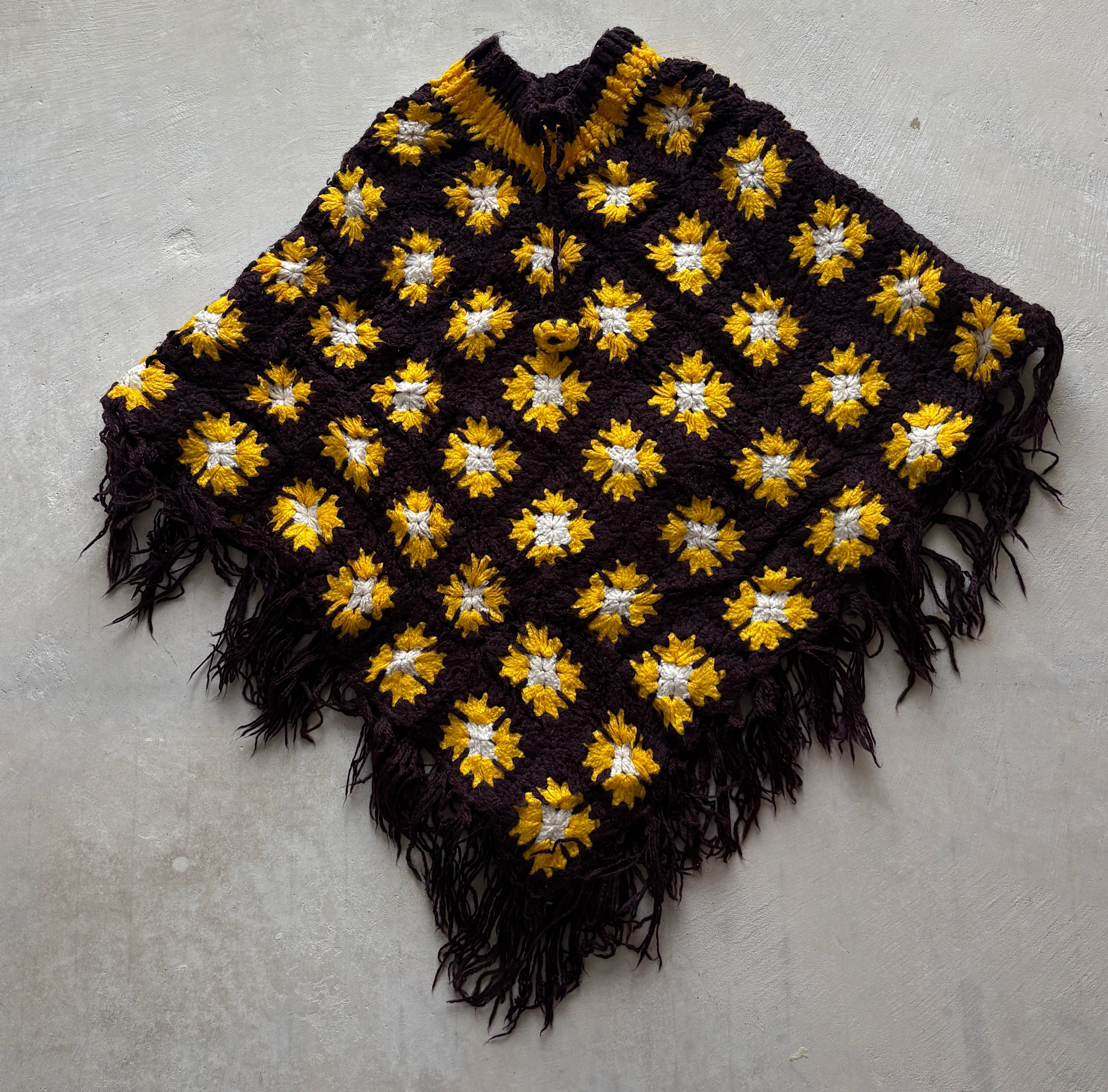 刺繍　ポンチョ　羽織り　シャツ