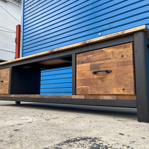 hotaru TVボード ダークウォールナット ブラック 収納 引き出し付き