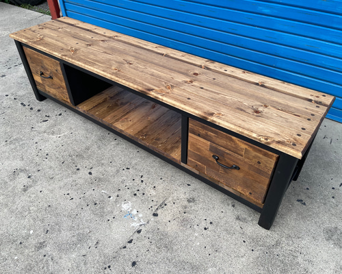 hotaru TVボード ダークウォールナット ブラック 収納 引き出し付き