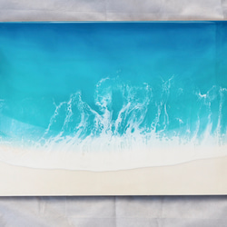 〜Calm waves〜〈レジン〉〈レジンアート〉〈海アート〉 1枚目の画像