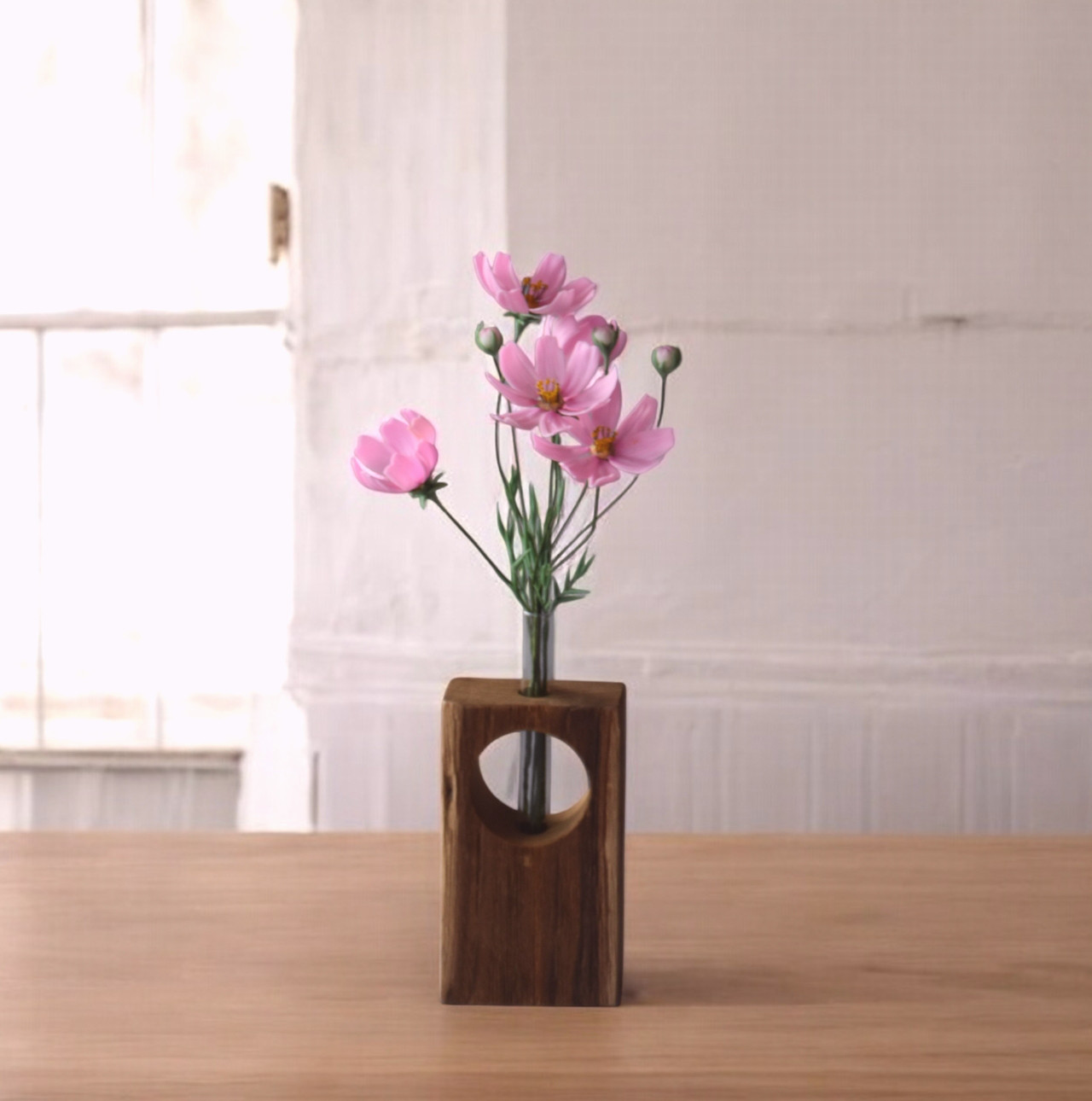 ◆粘土のお花◆　コスモス　ピンク　K1299