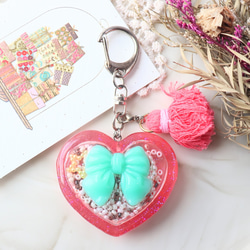 冬仕様 アイス シャカシャカ シェイカー レジン キーホルダー