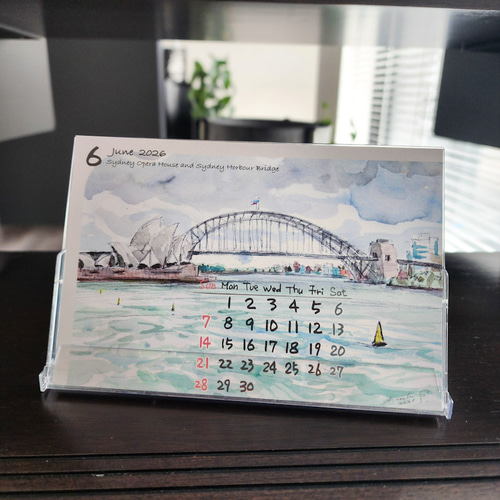 デスクに彩り】2026年カレンダー「World Way -Australia