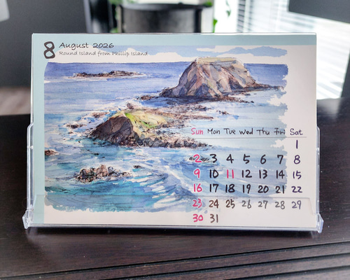 デスクに彩り】2026年カレンダー「World Way -Australia