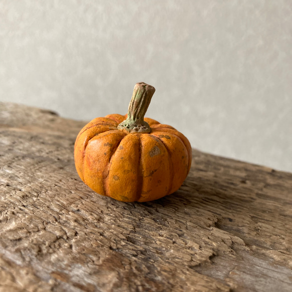 9816.［なおさま］bud 秋の実り 南瓜 2枚目の画像