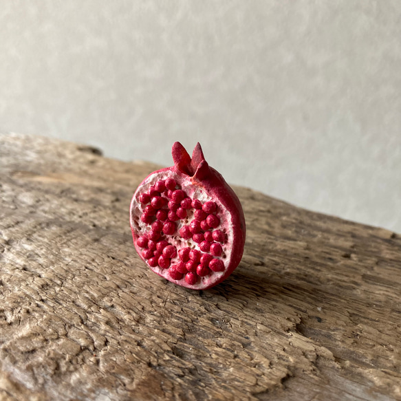 9821.bud 秋の実り 柘榴 2枚目の画像