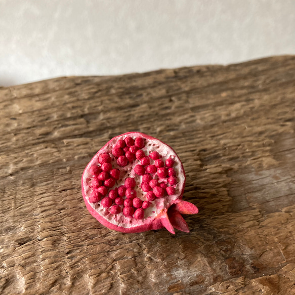 9821.bud 秋の実り 柘榴 6枚目の画像