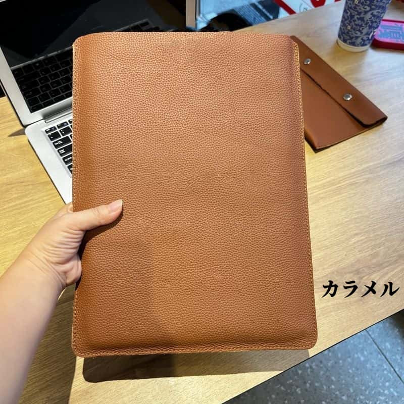 新発売！|厚手牛革Macbookタブレットケース｜他ブランドノートパソコンでも使用可能|防塵｜緩衝|軽量