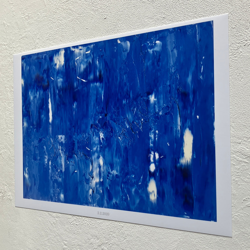 複製画「2.2.2020」 / 油絵 抽象画 風景画 現代アート インテリア 絵画
