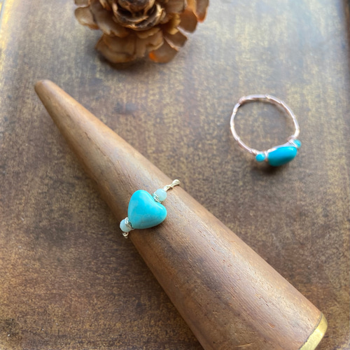 ターコイズ K14WG リング K14WG トルコ石付リングの買取実績 | 買取専門店さすがや