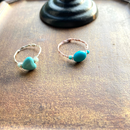 ターコイズ K14WG リング K14WG トルコ石付リングの買取実績 | 買取専門店さすがや