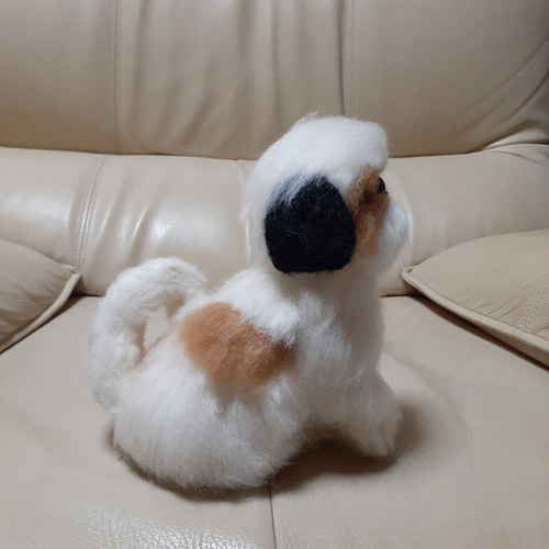 羊毛フェルト シーズー 羊毛フェルト Kingこうた 通販 19863628