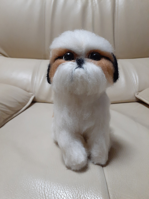 羊毛フェルト シーズー 羊毛フェルト Kingこうた 通販 19863628