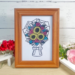 切り抜き絵、額付き、作者名入り 切り抜き絵、額付き、作者名入り アート（絵画・名画） | BROOMIN