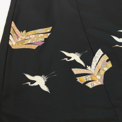 黒留袖アンサンブル*フレンチワンピース+ボレロ*着物リメイク