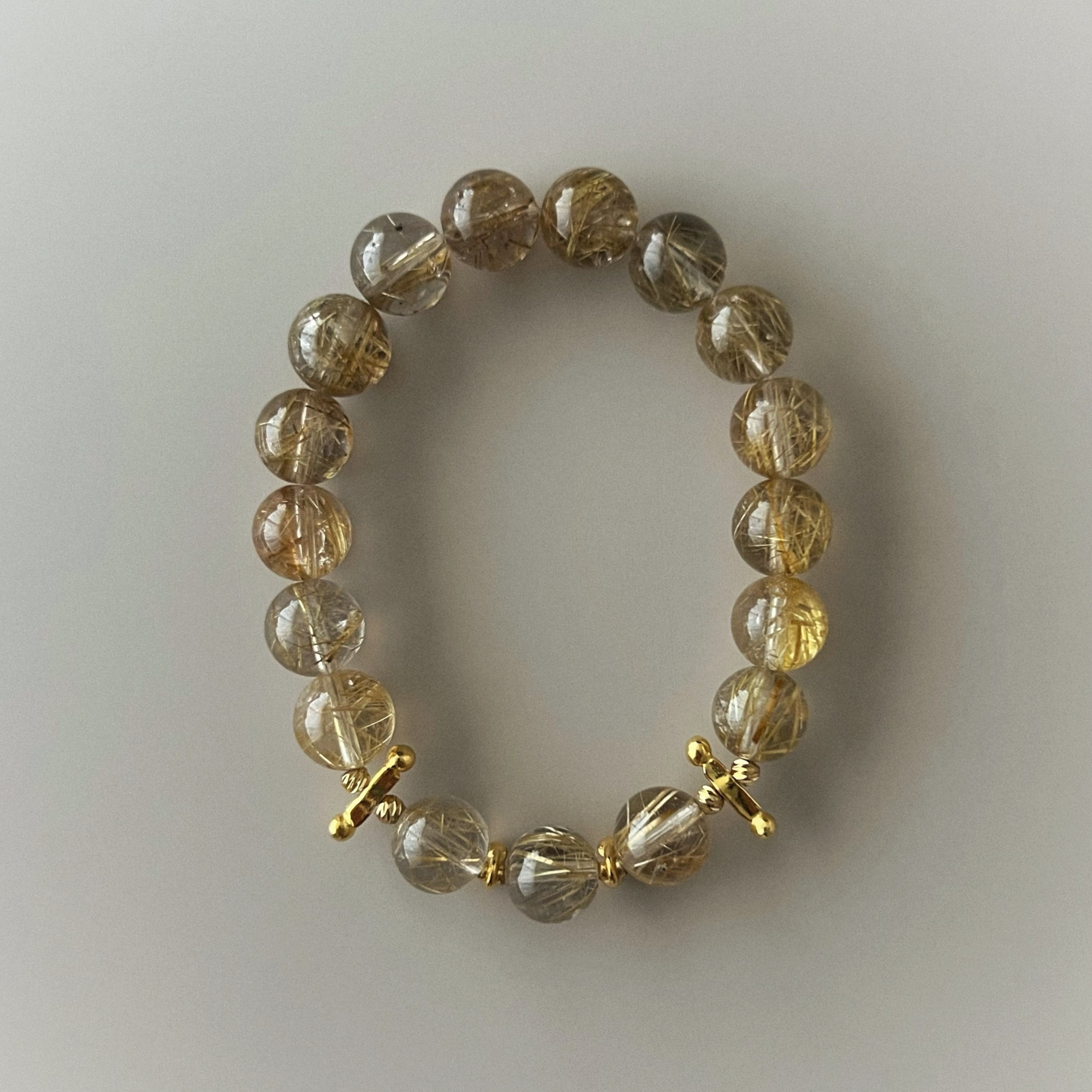 ✧ルチルクォーツ｜The Canary｜光を導くブレスレット