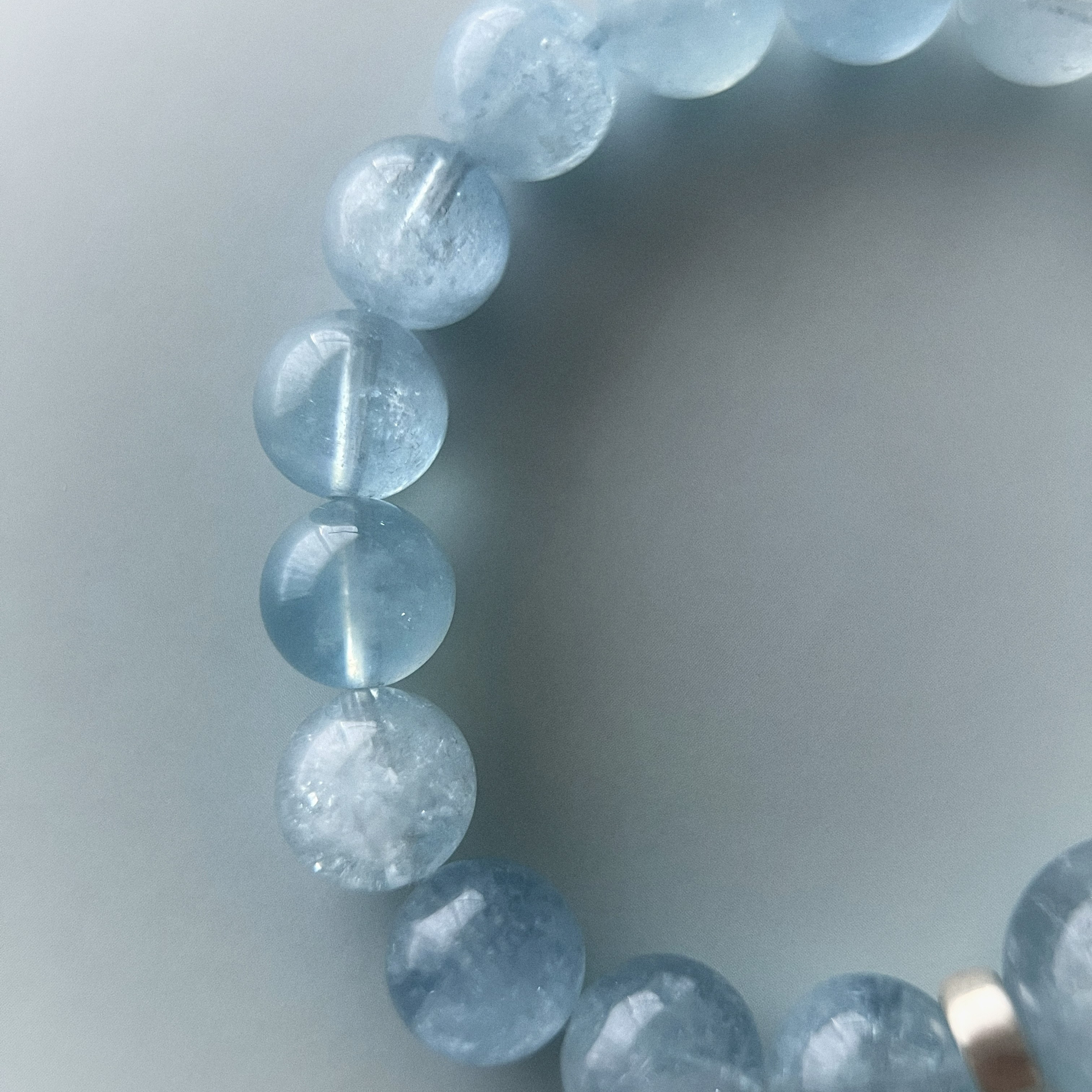 ⊹無処理最高品質⊹スターアクアマリン・マイカインアクアマリン｜Stella Mare｜ブレスレット