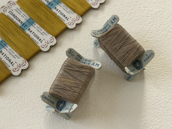 フランスアンティーク 立体糸巻き Paris A.M. オブジェ インテリア小物