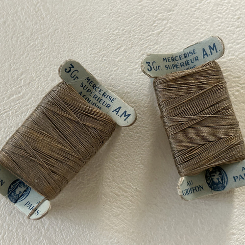 フランスアンティーク 立体糸巻き Paris A.M. オブジェ インテリア小物