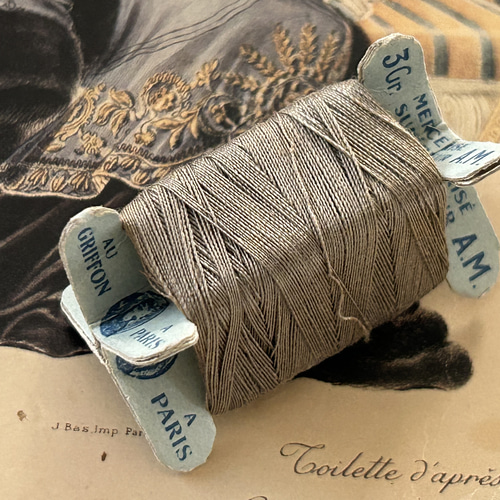 フランスアンティーク 立体糸巻き Paris A.M. オブジェ インテリア小物