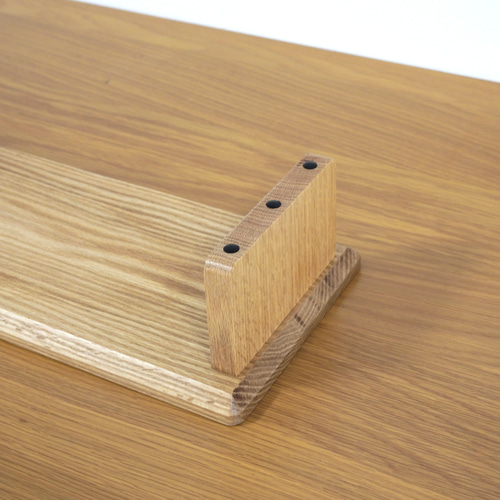 オーク無垢材】デスクシェルフ(710mm幅) オーク無垢材】デスクシェルフ