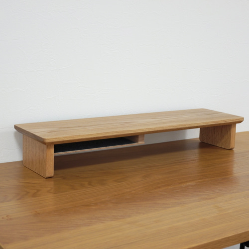 オーク無垢材】デスクシェルフ(710mm幅) 棚・シェルフ・ラック BE