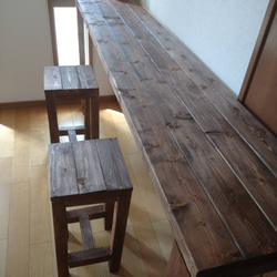 DTMデスク　S140-45(300)アンティーク　ウォールナット仕上げ　木製 DTMデスク S140-45 DAW スライドテーブル(300) ダイニングテーブル 森